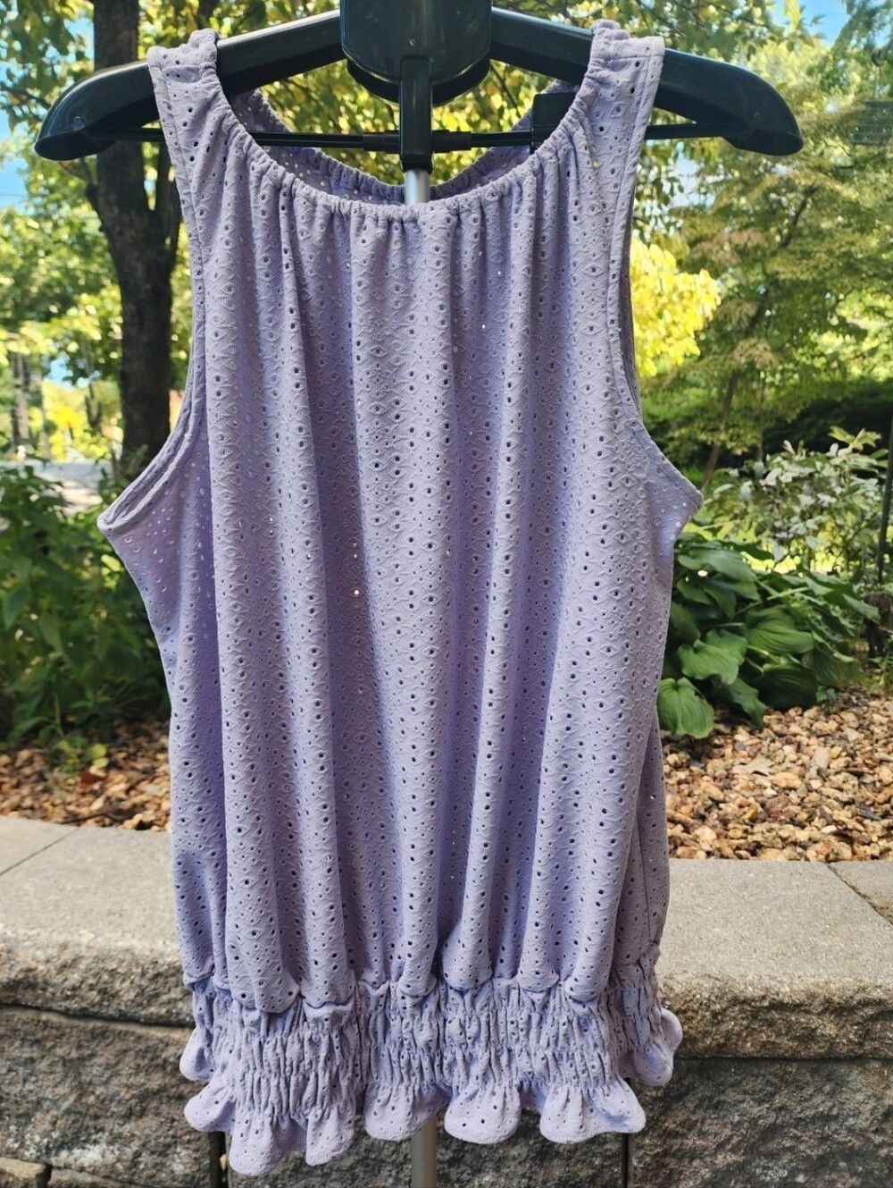 Floral & Ivy Sleeveless Top sz L